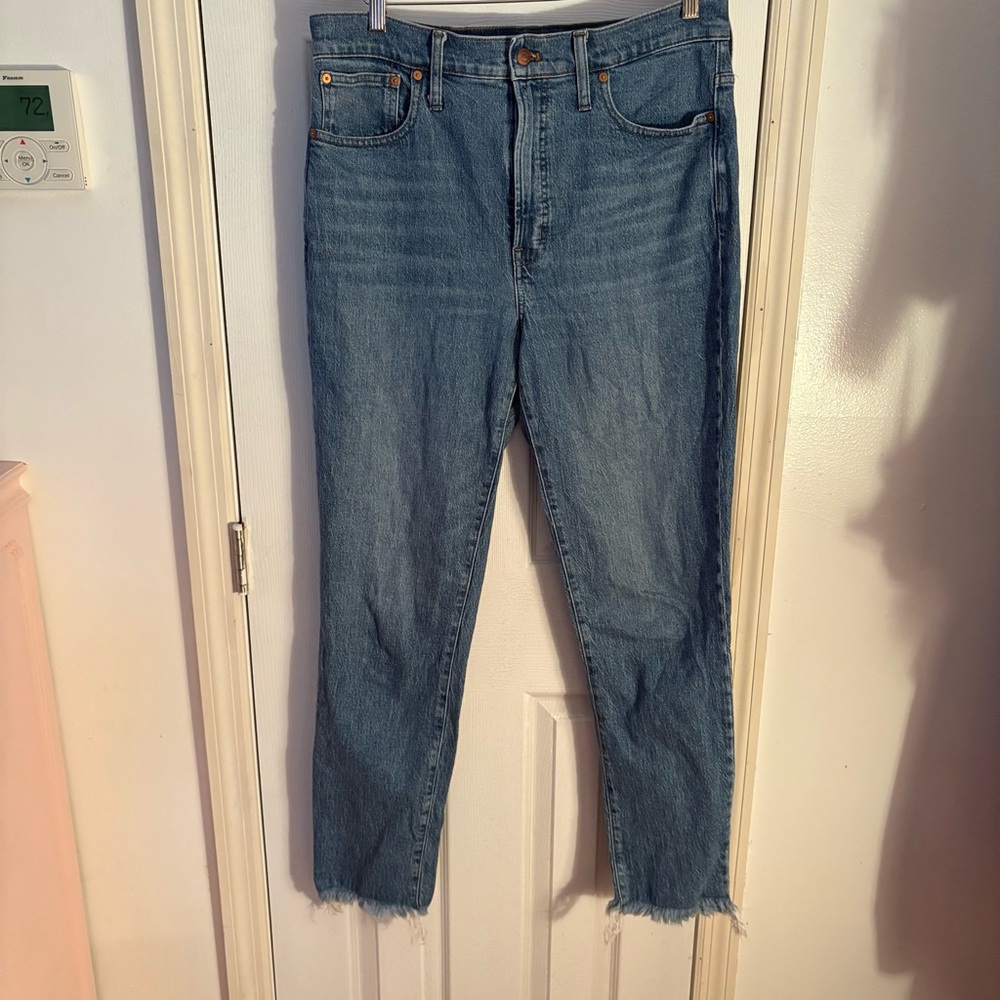 Madewell Women's High Rise Jeans - Classic Blue - Picture 4 of 13